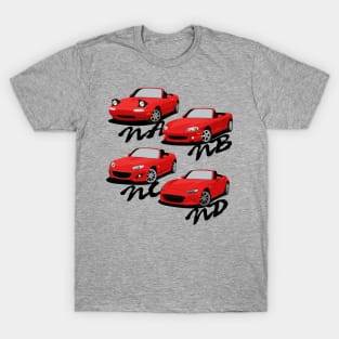 Miata Generations T-Shirt